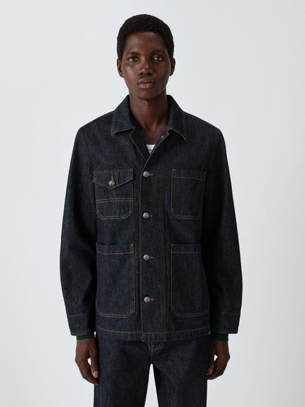 John Lewis x clothsurgeon Light Wash Carpenter Jacket, Rinse Wash, Rinse Wash