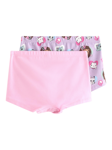 Lindex Kids' Gabby's Dollhouse Briefs, Pack of 2, Light Lilac - view 2, Light Lilac