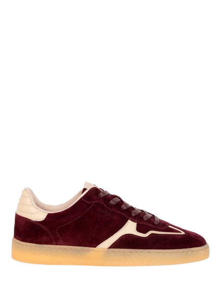 Bobbies Miles Suede Trainers, Red Multi