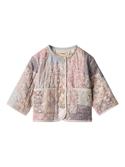 WHEAT Baby Ima Quilted Patchwork Jacket, Natural, Natural