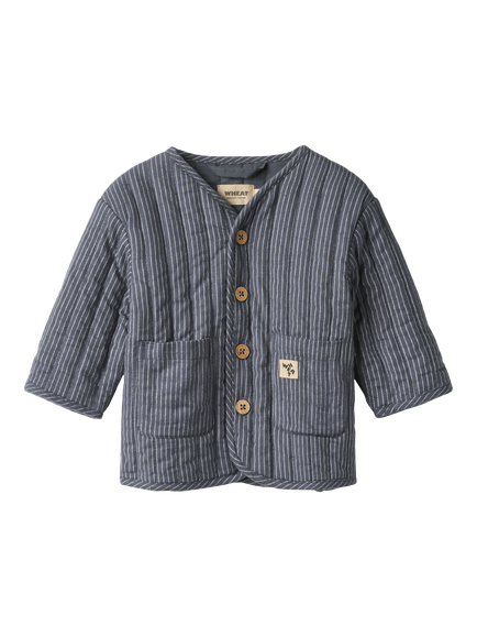WHEAT Baby Quilted Jacket, Grey/Blue, Greyblue