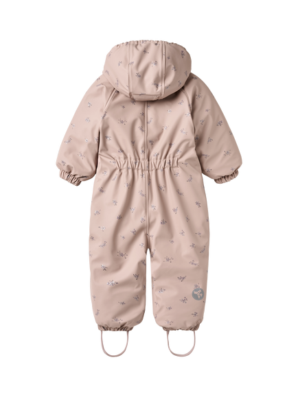 WHEAT Baby Evig Hooded Wintersuit, Dry Rose - view 2, Dry Rose