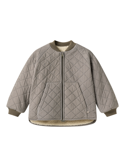 WHEAT Kids' Lake Reversible Thermo Jacket, Brown, Brown