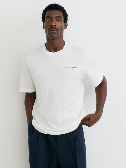 Reiss Casa Cotton T-Shirt, White, White