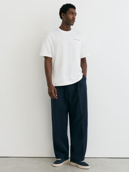 Reiss Casa Cotton T-Shirt, White - view 2, White