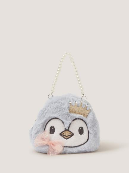 Monsoon Kids' Fluffy Princess Penguin Bag, Multi, Multi