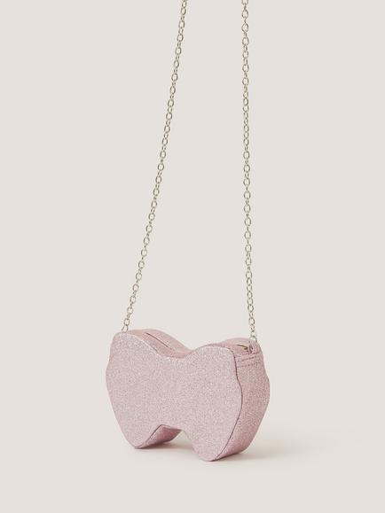 Monsoon Kids' Rhinestone Bow Bag, Multi - view 2, Multi