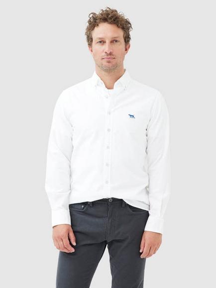 Rodd & Gunn Cotton Oxford Shirt, Blanc