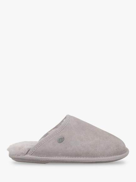Just Sheepskin Women's Shaftesbury Mule Slippers, Dove, Dove