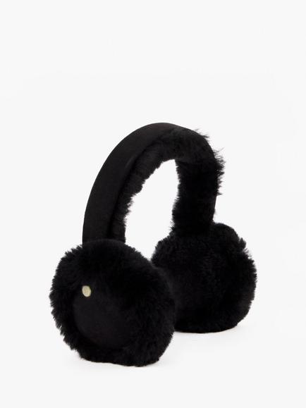 Just Sheepskin Women's Harper Earmuffs, Black