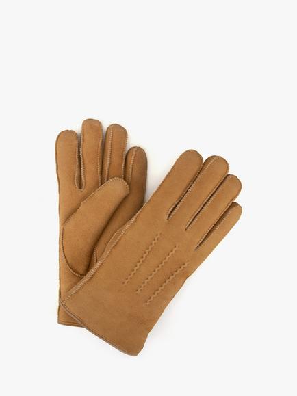 Just Sheepskin Iris Sheepskin Gloves, Chestnut, Chestnut