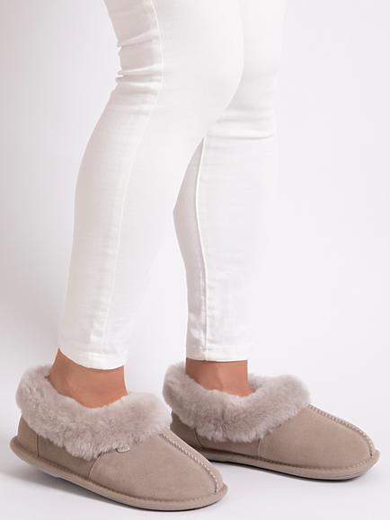 Just Sheepskin Women's Classic Full Back Slippers - view 2, Dove