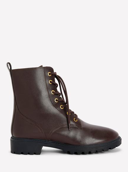 Boden Alex Lace Up Ankle Boots, Chocolate, Chocolate