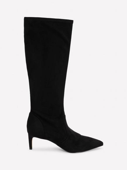 Boden Stretch Kitten Heel Boots, Black, Black