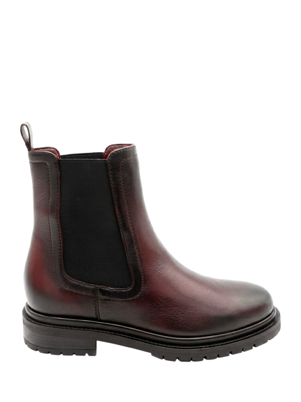 Jones Bootmaker Kefalonia Leather Chelsea Boots, Burgundy, Burgundy