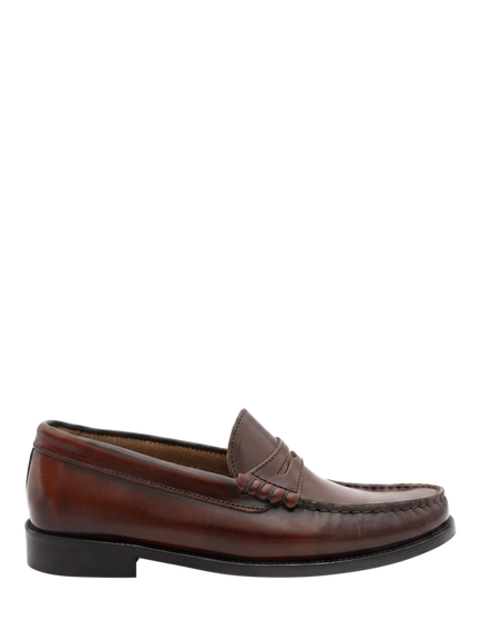 Jones Bootmaker Perna Leather Moccasins, Brown, Brown