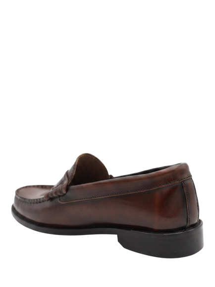 Jones Bootmaker Perna Leather Moccasins, Brown - view 2, Brown