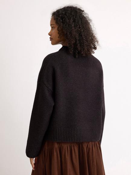 Albaray Cosy Drop Shoulder Jumper - view 2, Chocolate