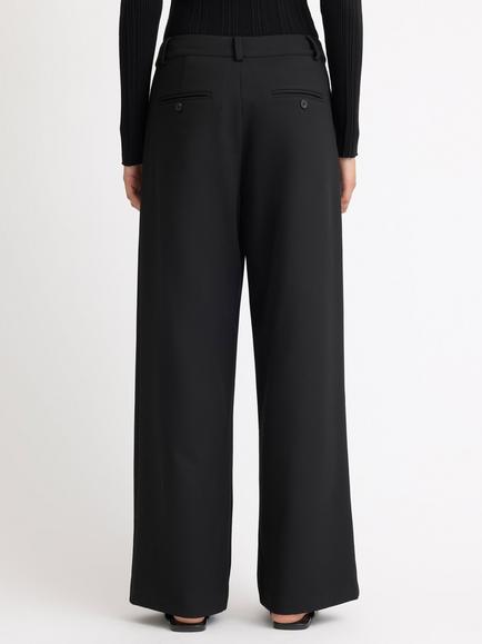 Albaray Wide Leg Trousers, Black - view 2, Black