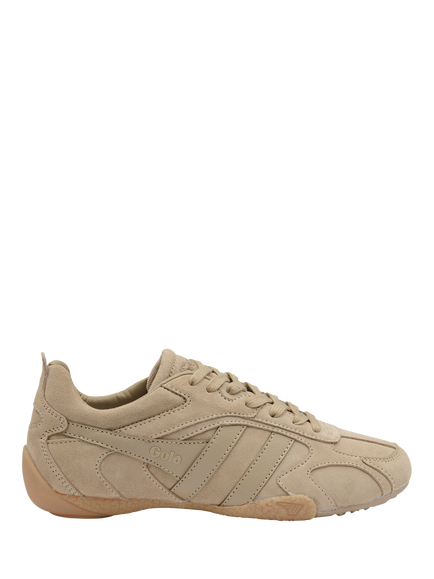 Gola Classics Corva Lace Up Trainers, Bone/Bone/Gum, Bone/Bone/Gum