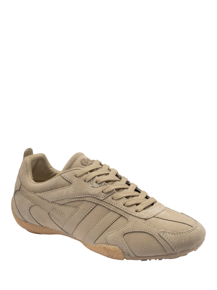 Gola Classics Corva Lace Up Trainers, Bone/Bone/Gum - view 2, Bone/Bone/Gum