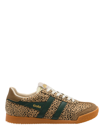 Gola Classics Elan Savanna Lace Up Trainers, Tan Cheetah/Tobacco, Tan Cheetah/Tobacco