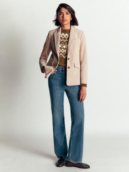 Boden Stamford Corduroy Blazer, Latte