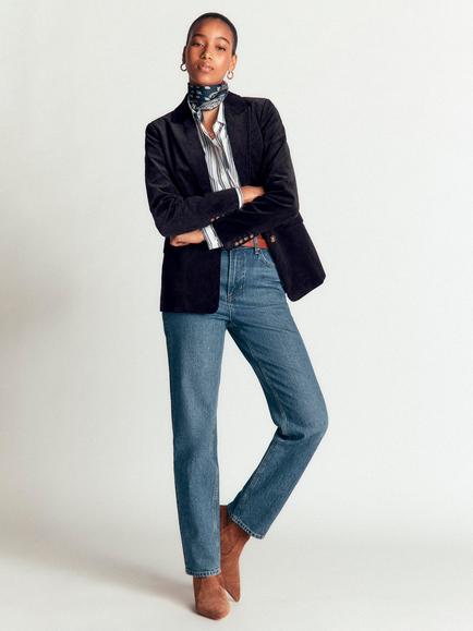 Boden Stamford Corduroy Blazer, Navy