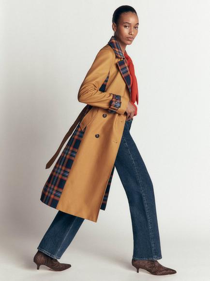 Boden Double Breasted Trench Coat, Camel, Camel