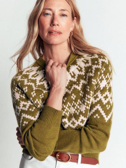 Boden Mae Fair Isle Jumper, Cross Country