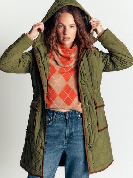 Boden Quilted 4-in-1 Parka, Woodland Green, Woodland Green