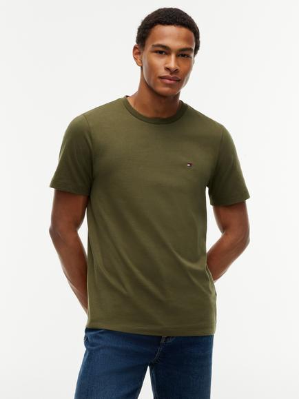 Tommy Hilfiger Cotton Crew Neck T-Shirt, Dark Green