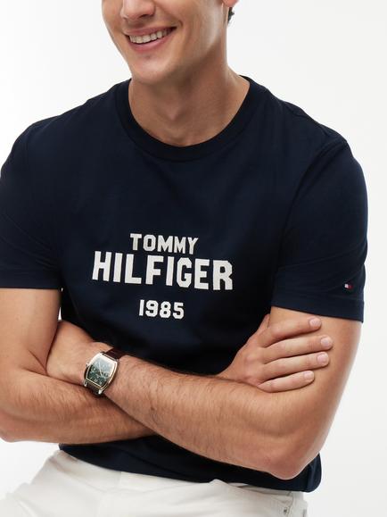 Tommy Hilfiger Love Stack T-Shirt - view 2, Blue Navy