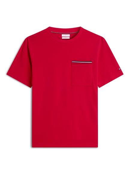 Tommy Hilfiger Cotton Pique T-Shirt, Red