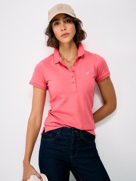 Crew Clothing Classic Polo Shirt, Ruby Red