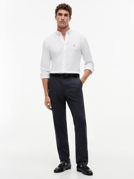 Tommy Hilfiger Cotton Blend Chinos - view 2, Blue Navy