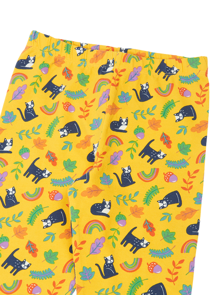 Frugi Kids' Libby Printed Leggings, Multi - view 2, Multi