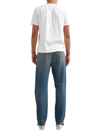 Topman Rigid Straight Jeans, Mid Wash - view 2, Mid Wash