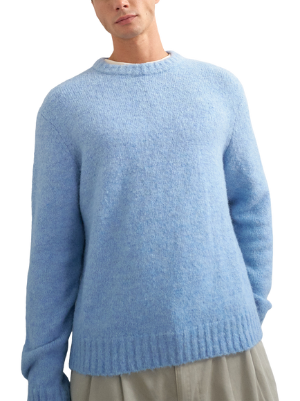 Topman Loose Fit Crew Jumper, Blue, Blue