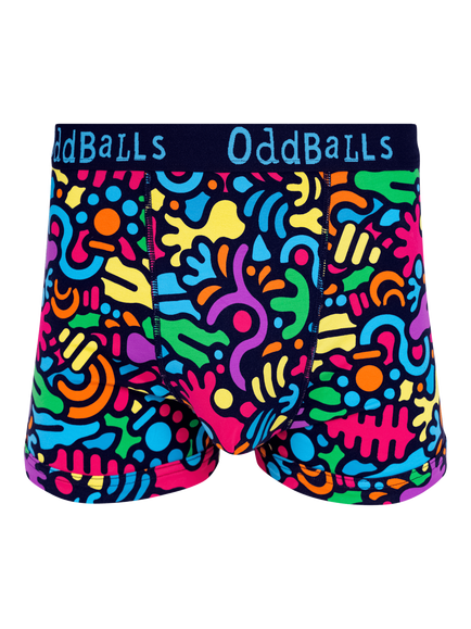 OddBalls Cotton Blend Boxers, Pack of 3, Multi - view 2, Multi