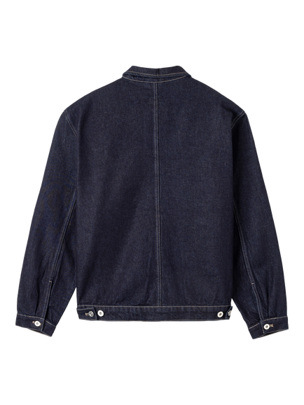 Stan Ray Box Raw Denim Jacket, Dark Blue - view 2, Dark Blue