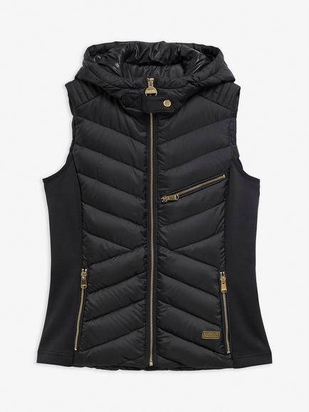 Barbour International Salengro Quilted Gilet, Black - view 2, Black