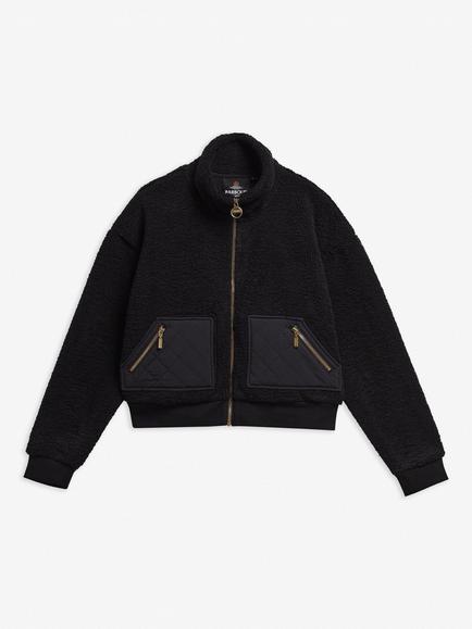 Barbour International Gea Fleece Jacket, Black - view 2, Black