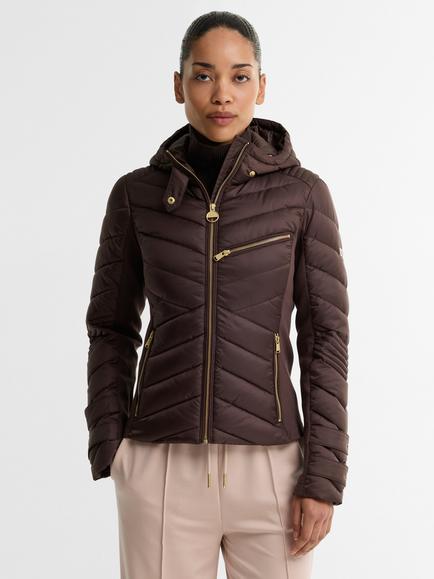 Barbour International Salengro Quilted Jacket, Truffle