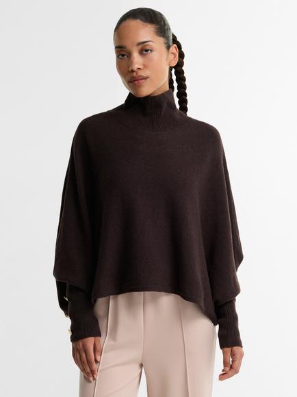 Barbour International Lilah Wool Blend Knitted Jumper, Truffle