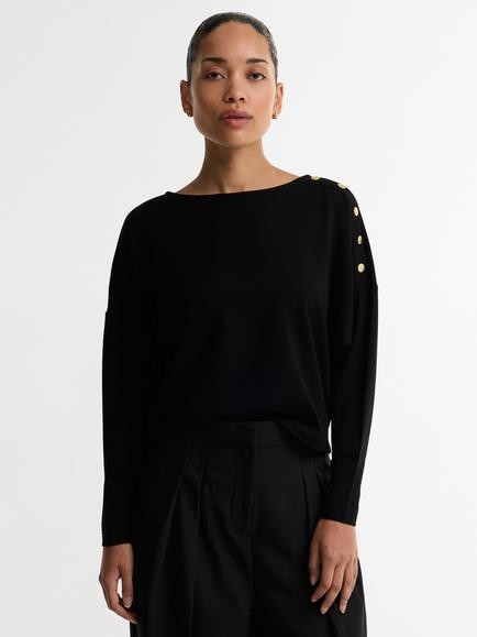 Barbour International Cyrus Top, Black, Black