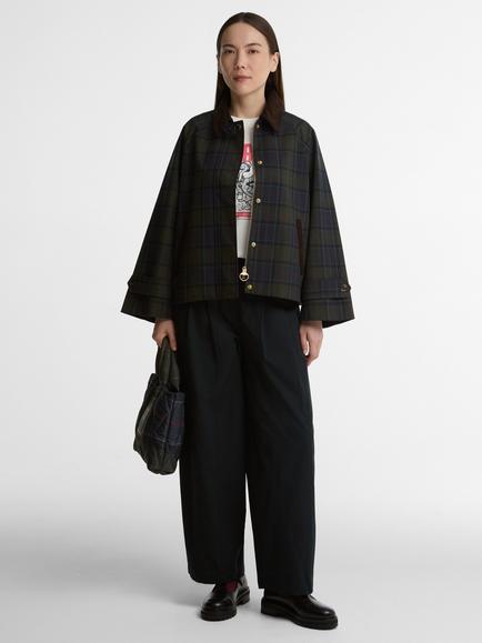 Barbour Sandra Showerproof Jacket, Classic Tartan - view 2, Classic Tartan
