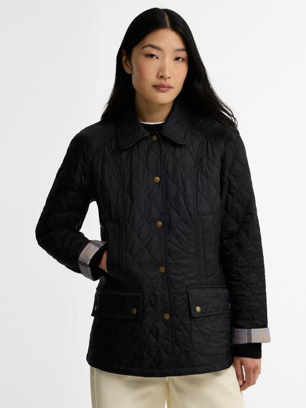 Barbour Beadnell Quilted Jacket, Black