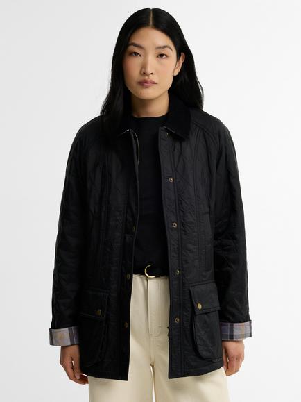 Barbour Beadnell Quilted Jacket, Black