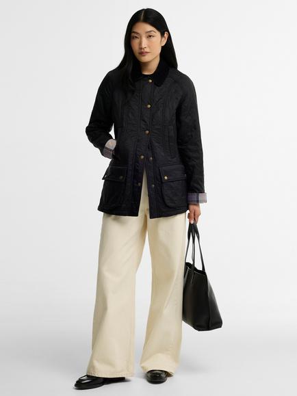 Barbour Beadnell Quilted Jacket - view 2, Black